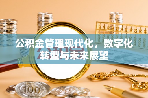 灵台公积金管理现代化，数字化转型与未来展望