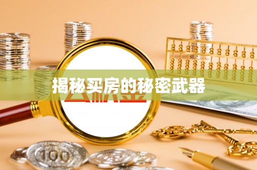 灵台揭秘买房的秘密武器