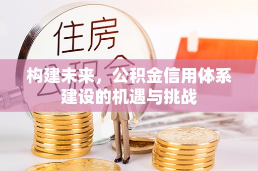 灵台构建未来，公积金信用体系建设的机遇与挑战